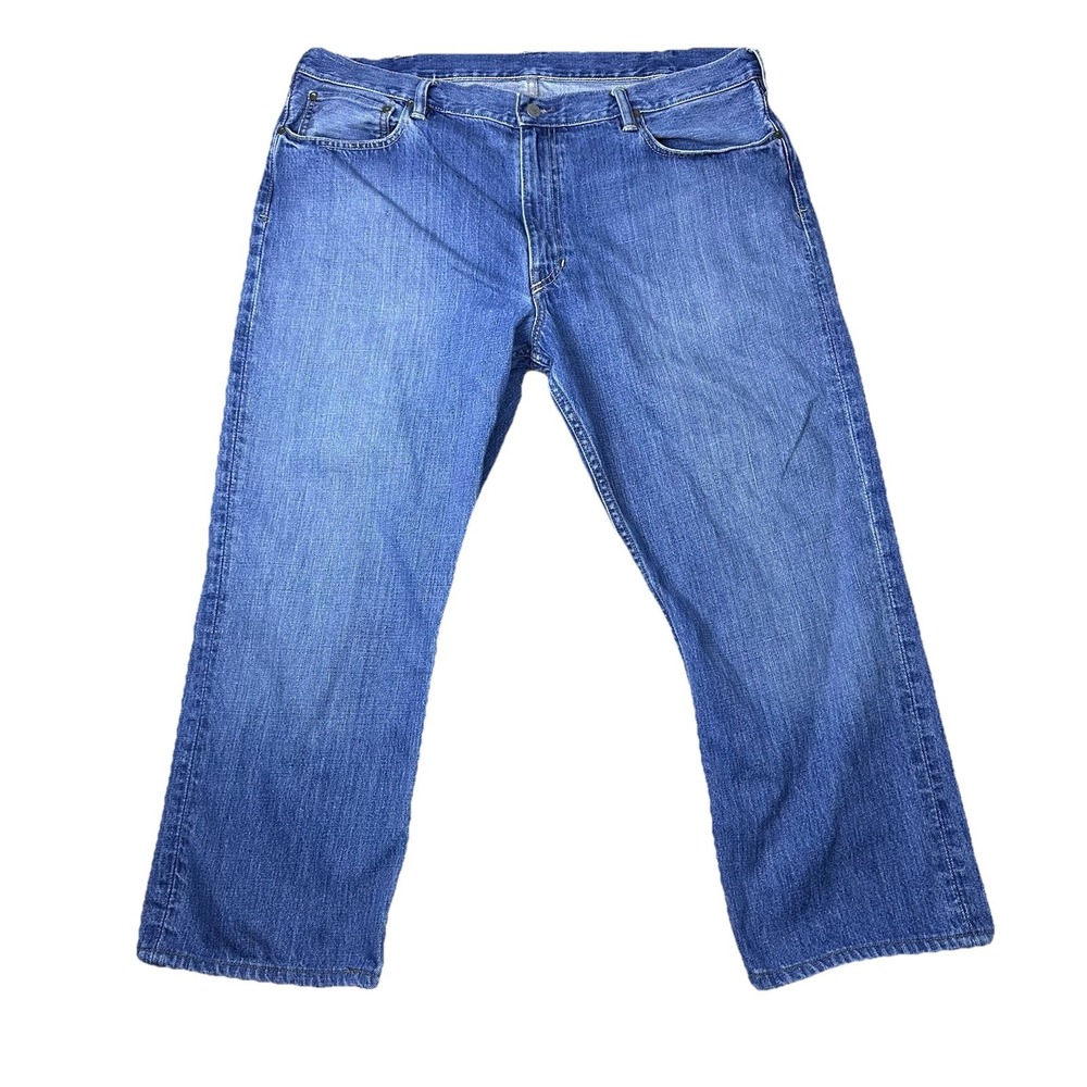 VTG Polo Ralph Lauren Men's 40x30 Medium Wash Denim Jeans Classic Fit‎ Workwear